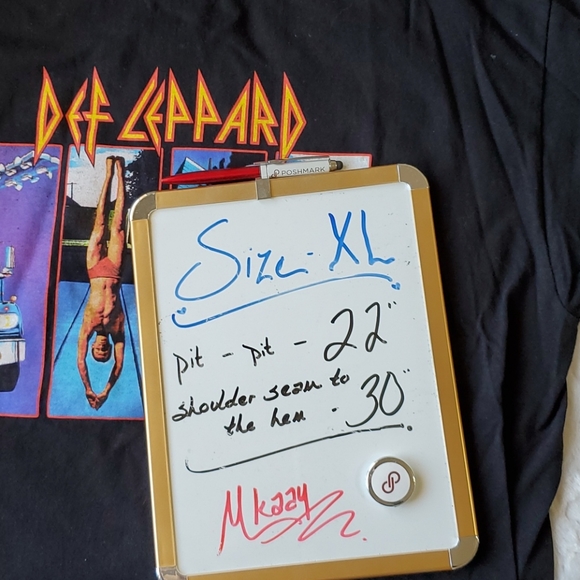 DEF LEPPARD Rock of Ages Tour 2005 XL NWOT Joe Elliott British Rock Royalty - Picture 6 of 11